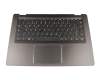 Clavier incl. topcase DE (allemand) noir/noir original pour Lenovo Yoga 510-14AST (80S9)