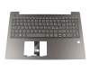 Clavier incl. topcase IT (italien) gris/gris original pour Lenovo V330-15ISK (81AW)