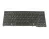 Clavier DE (allemand) noir/noir abattue original pour Fujitsu LifeBook U748 (VFY:U7480MP781DE)