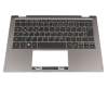 Clavier incl. topcase DE (allemand) noir/gris original pour Acer Spin 1 (SP111-32N-P33G)