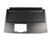 82304EB1K201 original Acer clavier incl. topcase DE (allemand) noir/noir avec rétro-éclairage