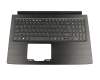 Clavier incl. topcase DE (allemand) noir/noir original pour Acer Aspire 3 (A315-53G)