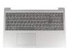 Clavier incl. topcase DE (allemand) gris/argent original pour Lenovo IdeaPad 330S-15IKB (81F5/81JN)