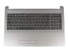 Clavier incl. topcase DE (allemand) noir/argent original pour HP 250 G6 (2UB97ES)