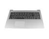 Clavier incl. topcase DE (allemand) noir/noir original pour Lenovo IdeaPad 510-15ISK (80SR00FCMH)