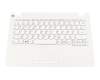 35042787 original Medion clavier incl. topcase DE (allemand) blanc/blanc