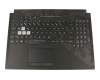 0KN1-561GE11 original Pega clavier incl. topcase DE (allemand) noir/noir avec rétro-éclairage