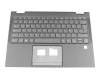 5CB0S15937 original Lenovo clavier DE (allemand) gris avec rétro-éclairage