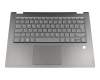 PK37B00KQ00 original Lenovo clavier incl. topcase DE (allemand) gris/noir avec rétro-éclairage