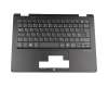 Clavier incl. topcase DE (allemand) noir/noir original pour Medion Akoya E2221T