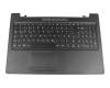 Clavier incl. topcase DE (allemand) noir/noir original pour Lenovo IdeaPad 110-15IBR (80T7/80W2)