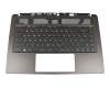 957-16Q41E-C06 original MSI clavier incl. topcase DE (allemand) noir/noir