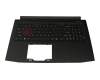 AM211000400 original Acer clavier incl. topcase US (anglais) noir/noir avec rétro-éclairage