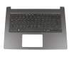 Clavier incl. topcase DE (allemand) noir/noir original pour Acer Aspire 5 (A514-52G)