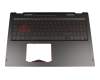 460.0CS09.0001 original Acer clavier incl. topcase DE (allemand) noir/noir avec rétro-éclairage