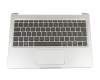 AEYB3G0011 original Chicony clavier incl. topcase DE (allemand) noir/argent