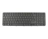 Clavier DE (allemand) noir/noir avec rétro-éclairage et mouse stick original pour HP ProBook 650 G2 (T9X61ET)