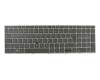 Clavier DE (allemand) noir/gris avec rétro-éclairage et mouse stick original pour HP ZBook 15 G5