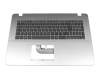 0KNB0-610YGE00 original Asus clavier incl. topcase DE (allemand) noir/gris
