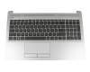 Clavier incl. topcase DE (allemand) noir/argent original pour HP 250 G7 (6HM77ES)