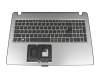 Clavier incl. topcase CH (suisse) noir/argent original pour Acer Aspire F15 (F5-573)