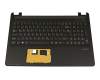 Clavier incl. topcase DE (allemand) noir/noir original pour Medion Akoya E6422 (MD 99680 MSN:30020746)