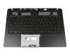957-16Q21E-C06 original MSI clavier incl. topcase DE (allemand) noir/noir avec rétro-éclairage
