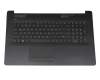 Clavier incl. topcase DE (allemand) noir/noir (DVD) (optique : motif rugueux) original pour HP 17-by0300ng (4GL43EA)