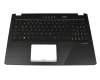 AEXKIG03010 original Quanta clavier incl. topcase DE (allemand) noir/noir avec rétro-éclairage
