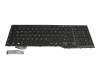 S26391-F2336-B221 original Fujitsu clavier DE (allemand) noir/noir avec rétro-éclairage