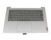 Clavier incl. topcase DE (allemand) gris/argent original pour Lenovo IdeaPad 3-14IGL05 (81WH)