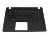 Clavier incl. topcase DE (allemand) noir/noir original pour Acer Aspire ES1-511