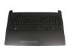 Clavier incl. topcase FR (français) noir/noir original pour HP 15-bs000