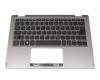 Clavier incl. topcase DE (allemand) noir/gris original pour Acer Spin 1 (SP111-34N-P3AB)