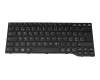 Clavier CH (suisse) noir/noir abattue original pour Fujitsu LifeBook E544 (VFY:E5440M2501DE)