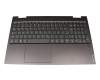 5CB0U43800 original Lenovo clavier incl. topcase DE (allemand) gris/gris avec rétro-éclairage