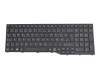 Clavier DE (allemand) noir/noir original pour Fujitsu LifeBook A3511