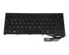 Clavier DE (allemand) noir avec rétro-éclairage original pour Fujitsu LifeBook U727 (VFY:U7270MP760DE)