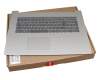 Clavier incl. topcase DE (allemand) gris/argent original pour Lenovo IdeaPad 330-17ICH (81FL004NGE)