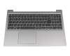 Clavier incl. topcase DE (allemand) gris/argent original pour Lenovo IdeaPad S145-15IGM (81WT)