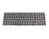 L14366-A1 original HP clavier BE (belge) noir/argent avec rétro-éclairage et mouse stick