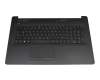 Clavier incl. topcase DE (allemand) noir/noir (PTP/DVD) original pour HP 17-by2000