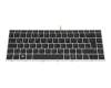 Clavier DE (allemand) noir/argent avec rétro-éclairage original pour HP ProBook 640 G4