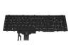 Clavier DE (allemand) noir avec mouse stick original pour Dell Precision 15 (7530-68XJY)