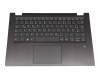 Clavier incl. topcase DE (allemand) gris/gris original pour Lenovo Flex 6-14IKB (81EM000WUS)