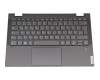 5CB0W43762 original Lenovo clavier incl. topcase DE (allemand) gris/gris avec rétro-éclairage