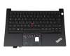 Clavier incl. topcase DE (allemand) noir/noir avec rétro-éclairage et mouse stick original pour Lenovo ThinkPad E14 Gen 2 (20TB)