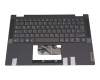 Clavier incl. topcase DE (allemand) gris foncé/gris (platinum grey) original pour Lenovo IdeaPad Flex 5-14ITL05 (82HS)