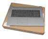 Clavier incl. topcase DE (allemand) noir/argent avec ODD original pour HP 470 G7