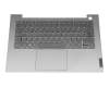 5CB1C89916 original Lenovo clavier incl. topcase DE (allemand) gris foncé/gris avec rétro-éclairage
